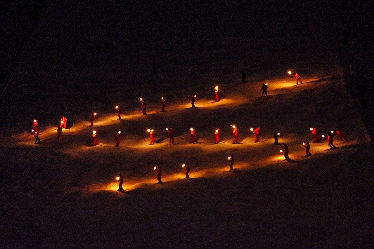 chalet-ararat-megeve-descente-aux-flambeaux